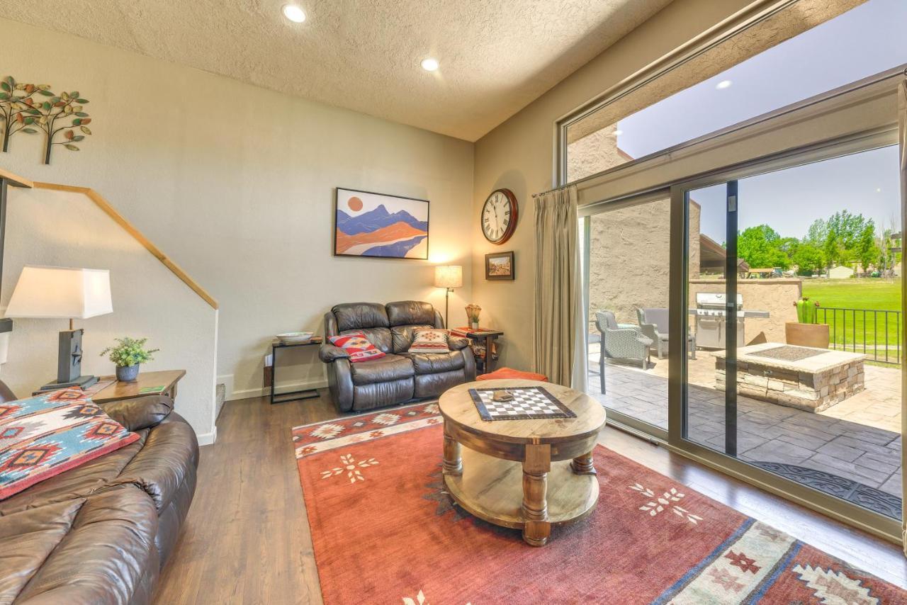 Ruidoso Golf Condo - Patio, Fire Pit And Mtn View! ภายนอก รูปภาพ