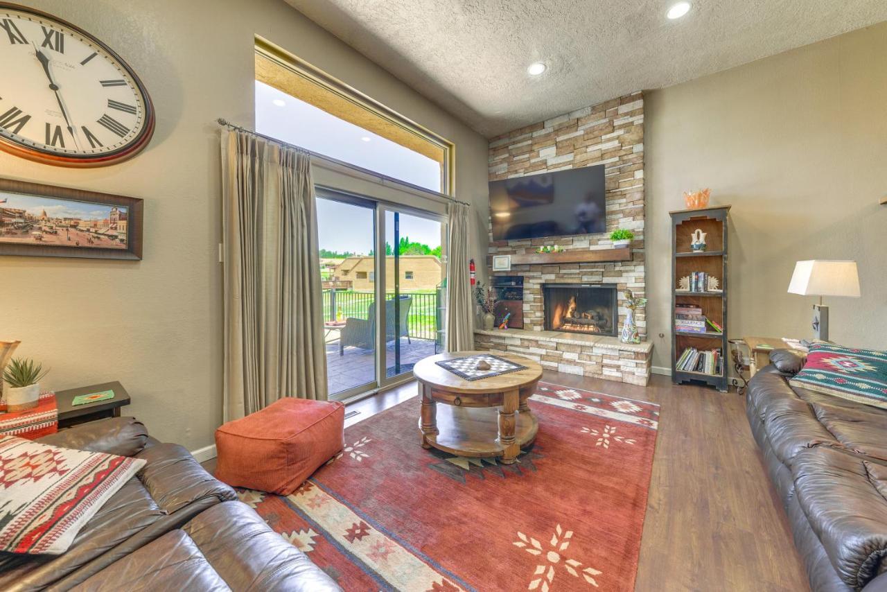Ruidoso Golf Condo - Patio, Fire Pit And Mtn View! ภายนอก รูปภาพ