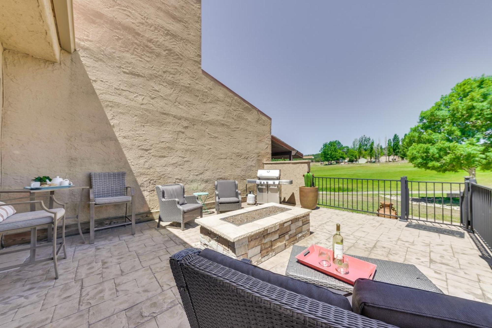 Ruidoso Golf Condo - Patio, Fire Pit And Mtn View! ภายนอก รูปภาพ